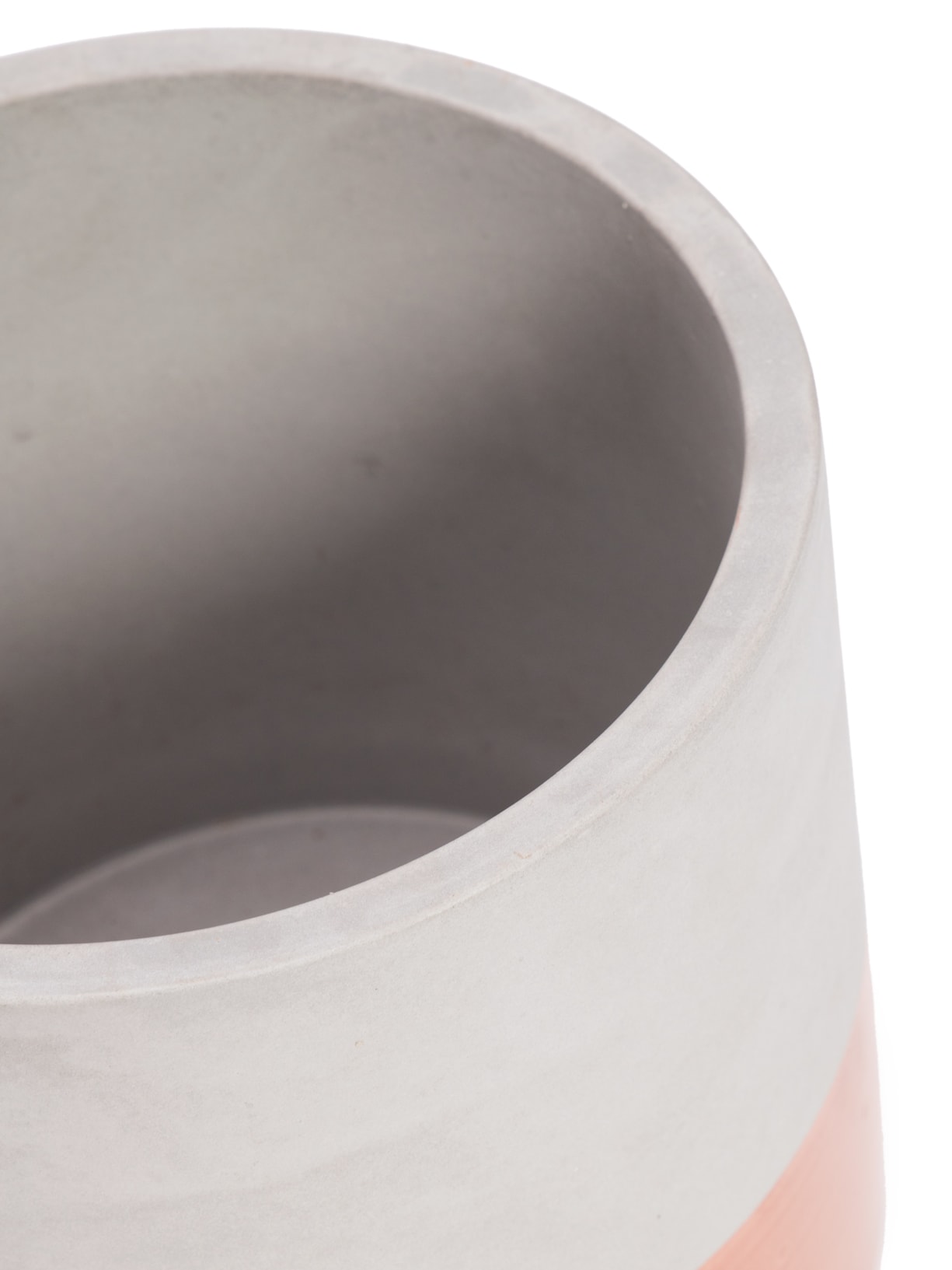 Conjunto De Cachepots Em Cimento 2 Peças Cinza '2Home