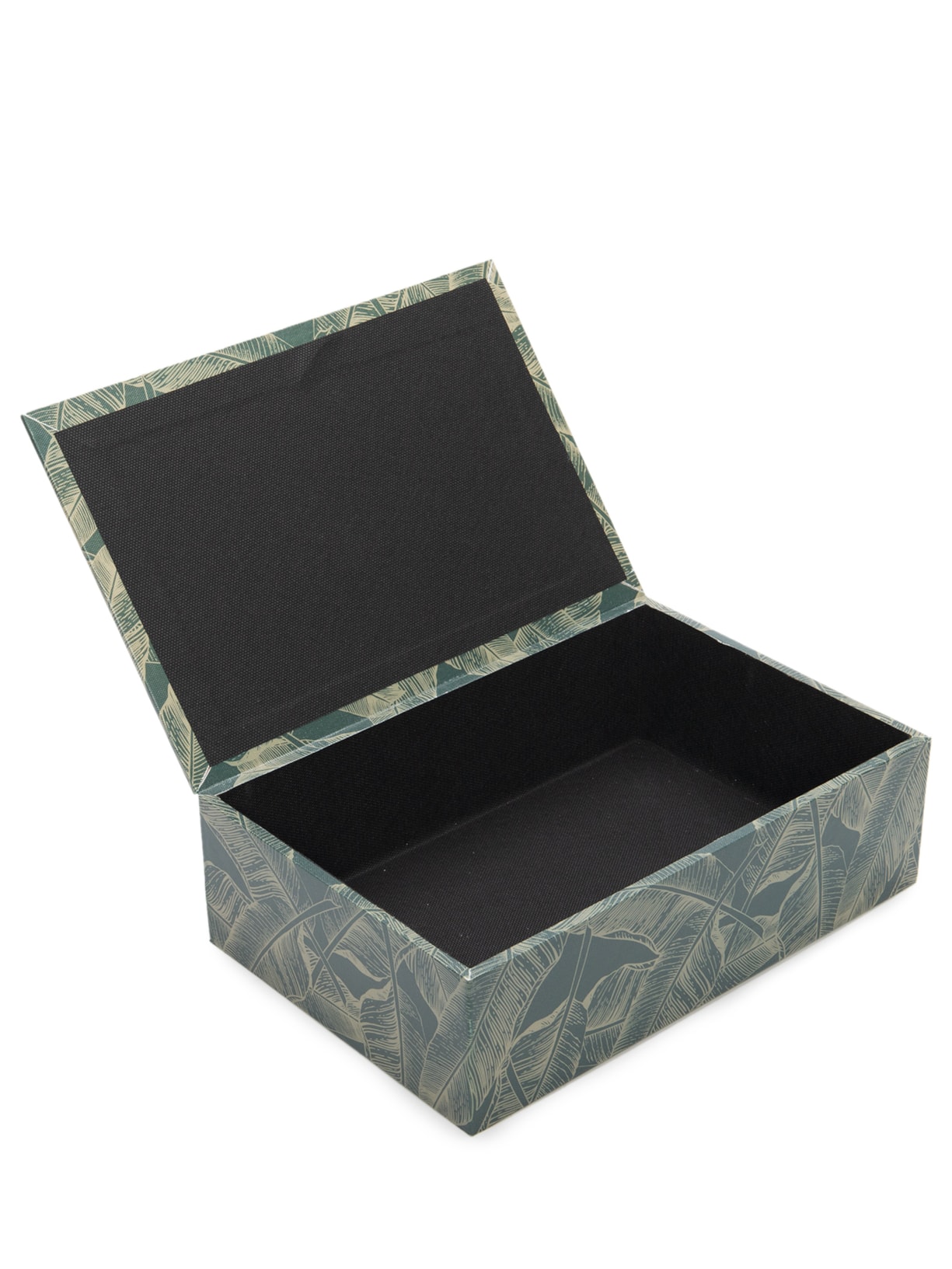 Conjunto de Caixa Decorativas Em Canvas Verde '2Home