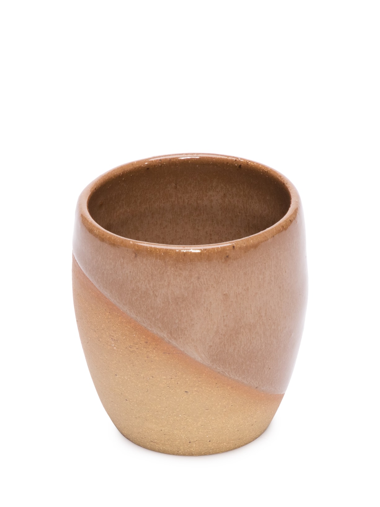 Conjunto De Copos Tulipa 2 Unidades Marrom Luli Ateliê