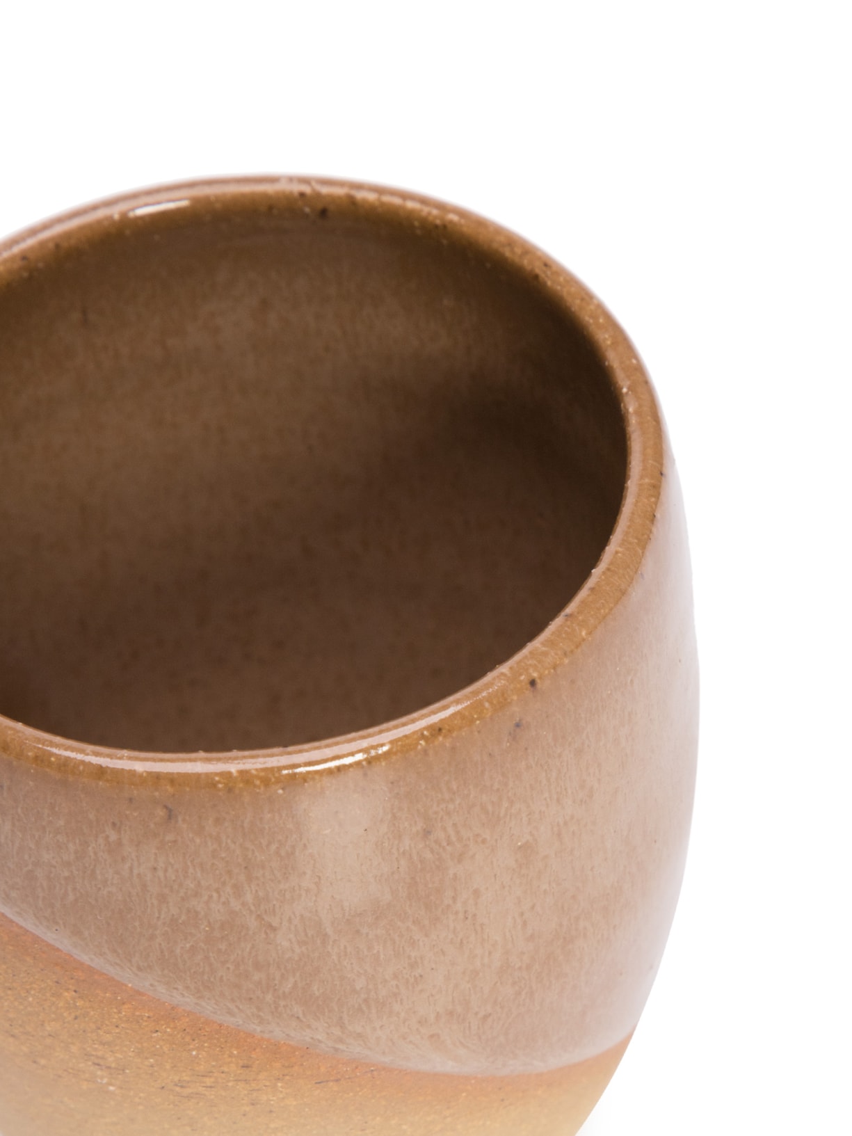 Conjunto De Copos Tulipa 2 Unidades Marrom Luli Ateliê