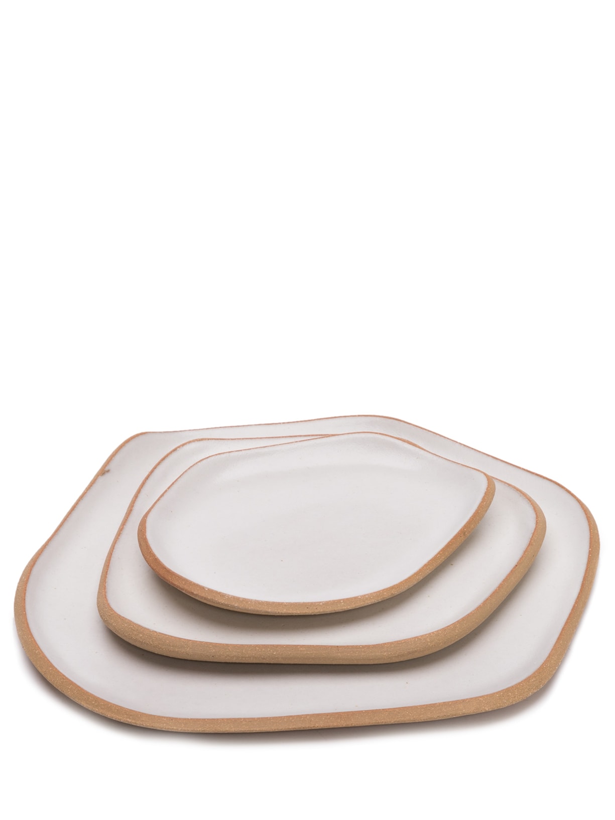 Conjunto De Pratos Burle Marx 3 Peças - Branco