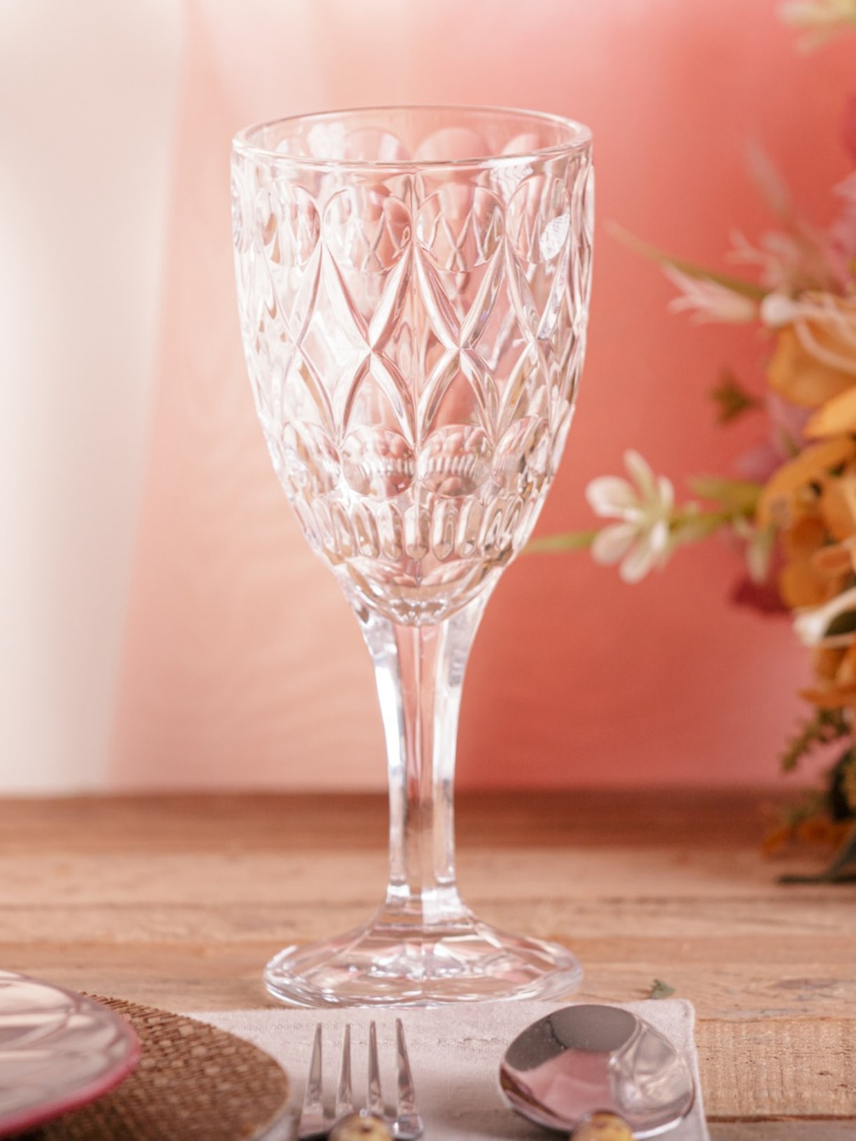 Conjunto De Taças Angel Em Cristal 6 Peças 245ml Wolff