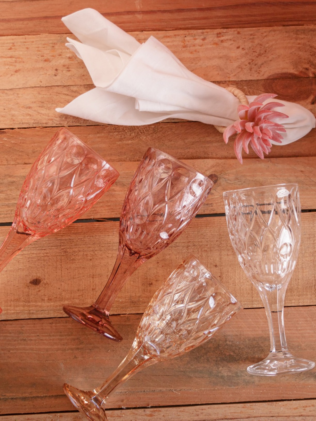 Conjunto De Taças Angel Em Cristal 6 Peças 245ml Wolff