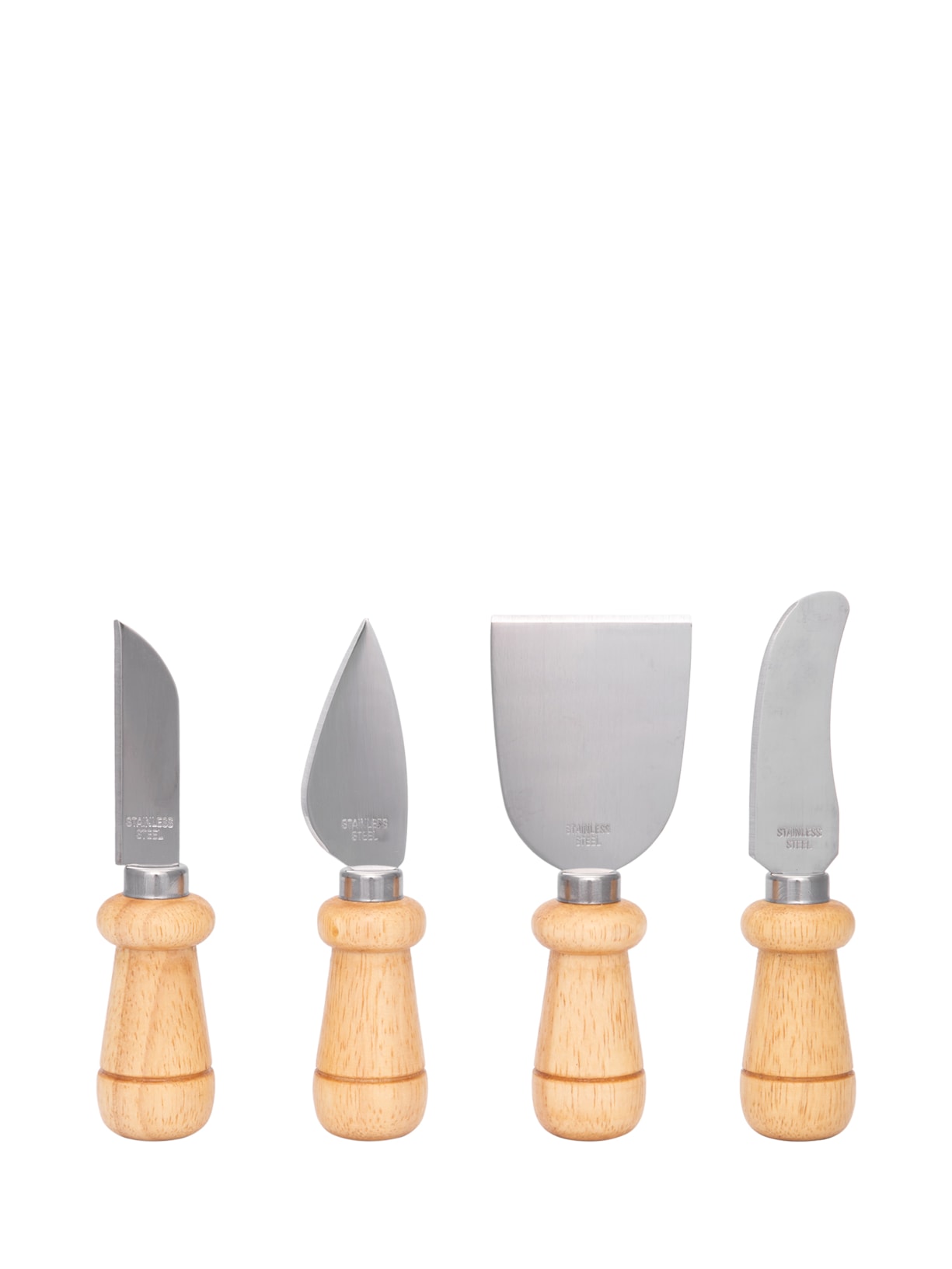 Conjunto de Talheres Para Queijo Em Metal 4 peças