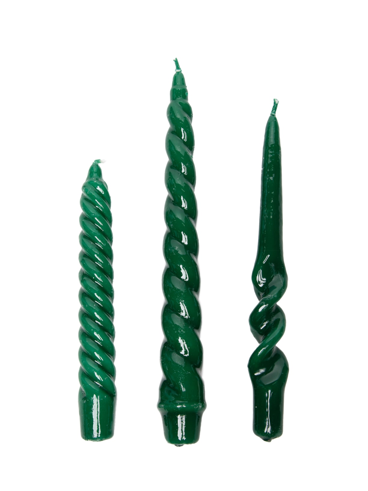 Conjunto De Velas Castiçal - Verde