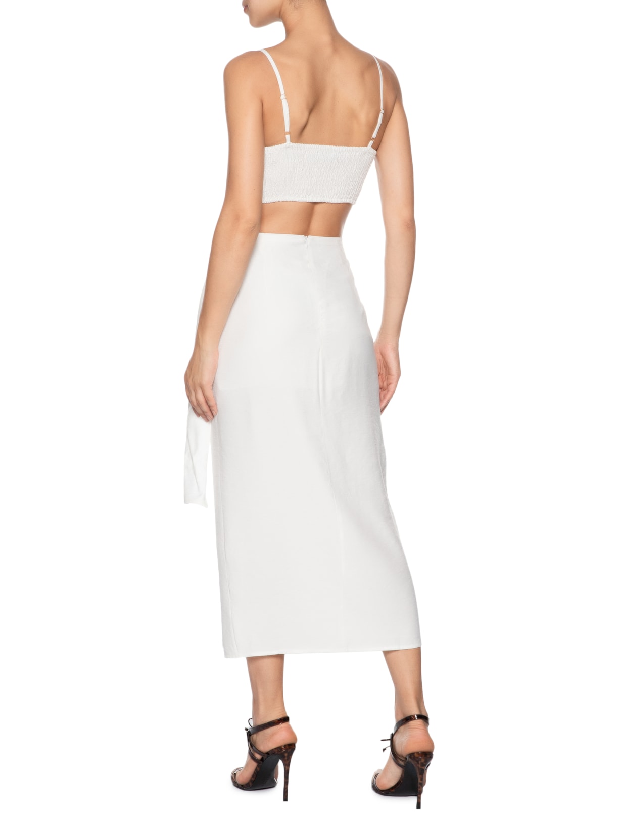 Conjunto Feminino Blusa E Saia com Fivela Off White Market 33