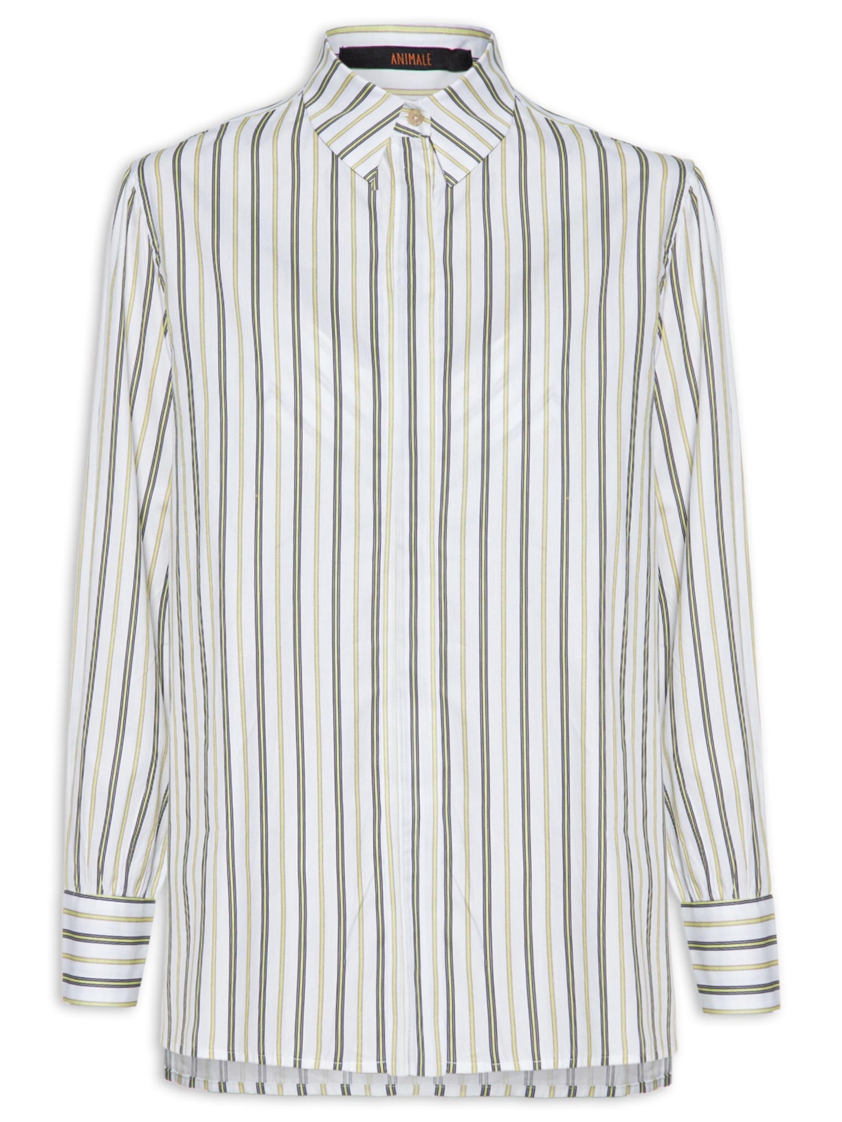 Conjunto Feminino Camisa Com Top Listra - Branco