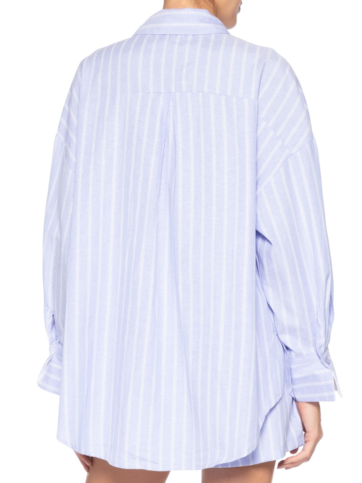 Conjunto Feminino Camisa e Short Azul Market 33