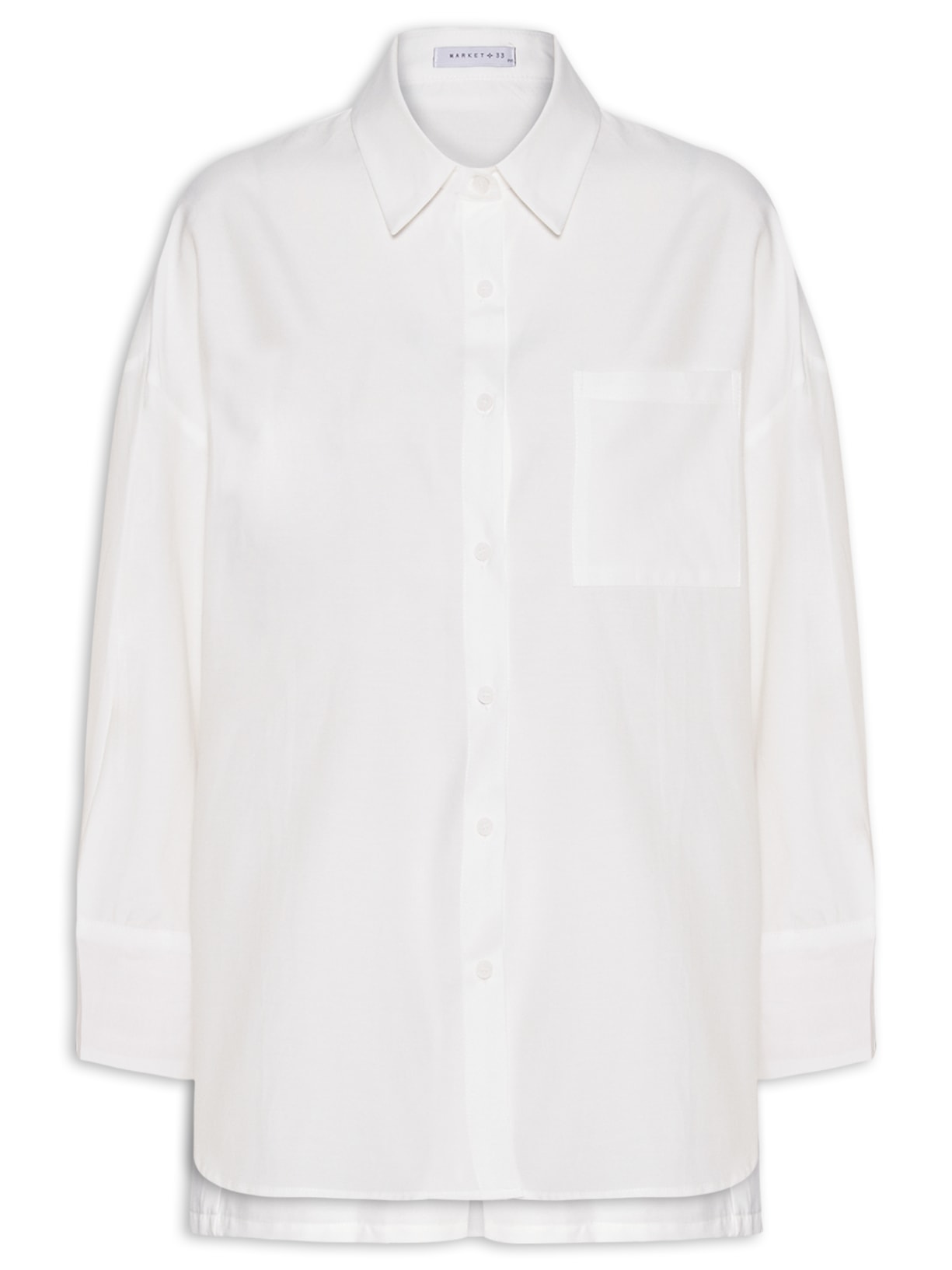 Conjunto Feminino Camisa e Short - Branco