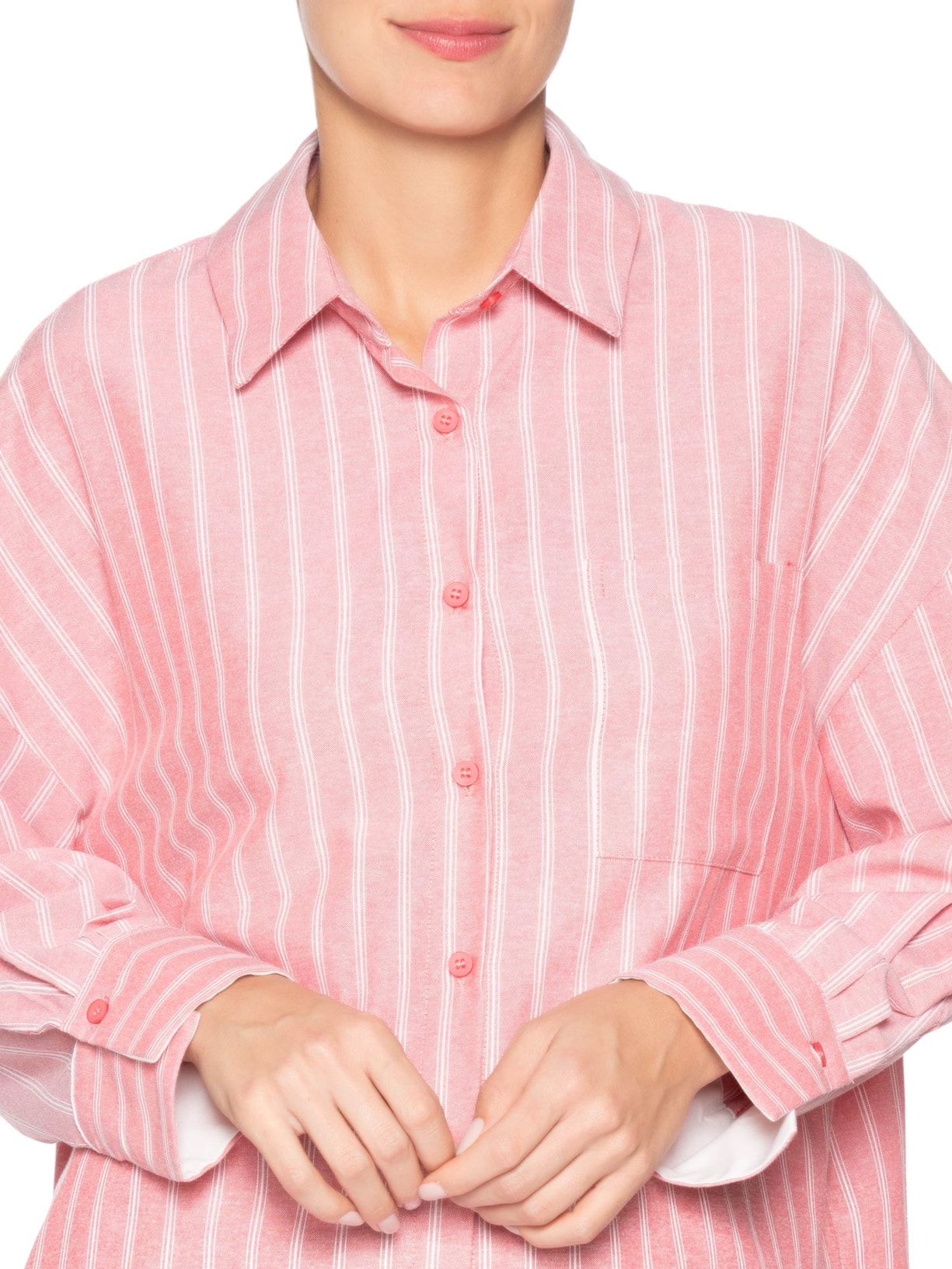 Conjunto Feminino Camisa e Short Vermelho Market 33