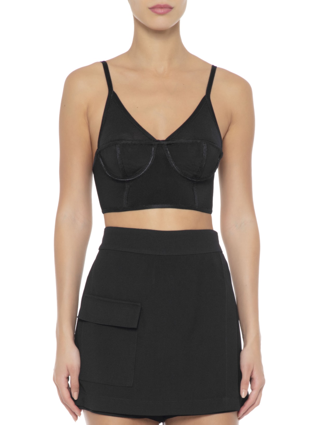 Conjunto Feminino Cesca Ocher Preto Niini