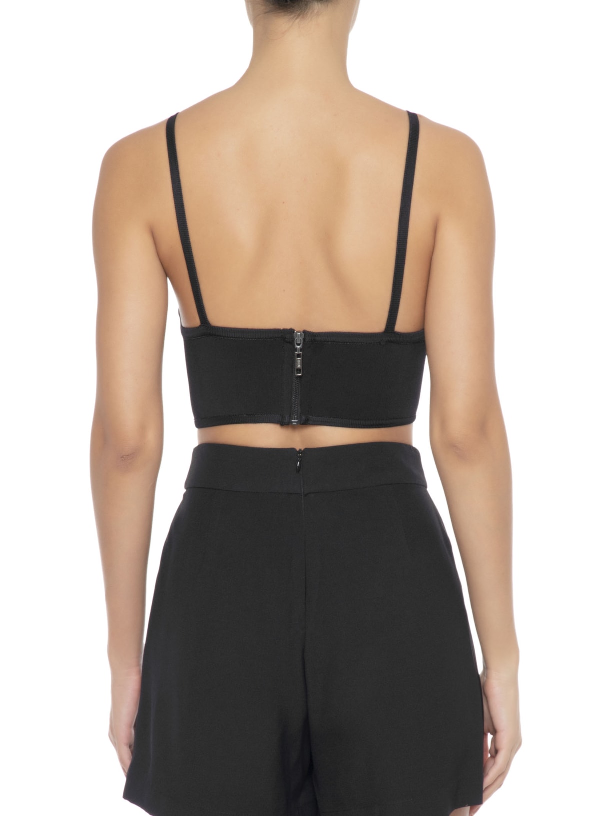 Conjunto Feminino Cesca Ocher Preto Niini