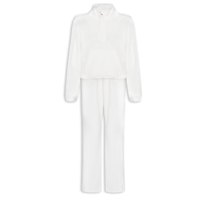 Conjunto Feminino de Moletom – Off White