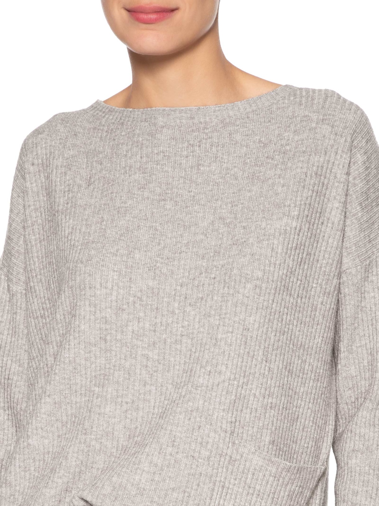 Conjunto Feminino Em Tricot Bege Basiq