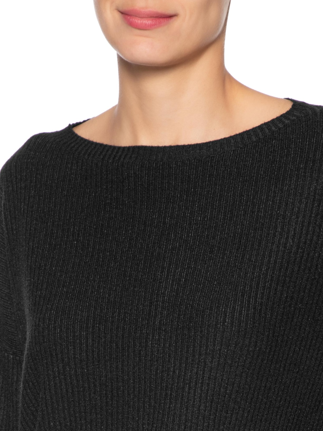 Conjunto Feminino Em Tricot Preto Basiq