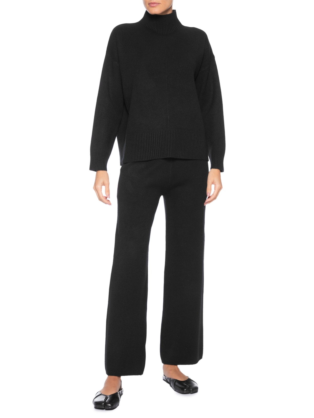Conjunto Feminino em Tricot – Preto Market 33