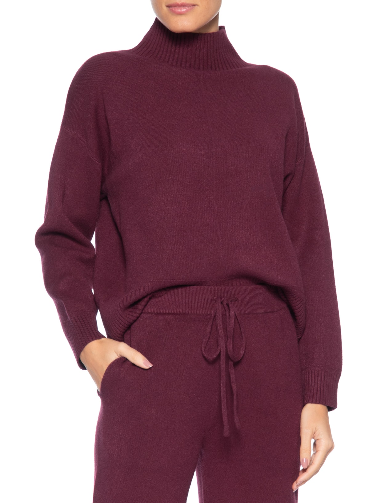 Conjunto Feminino em Tricot – Vermelho Market 33