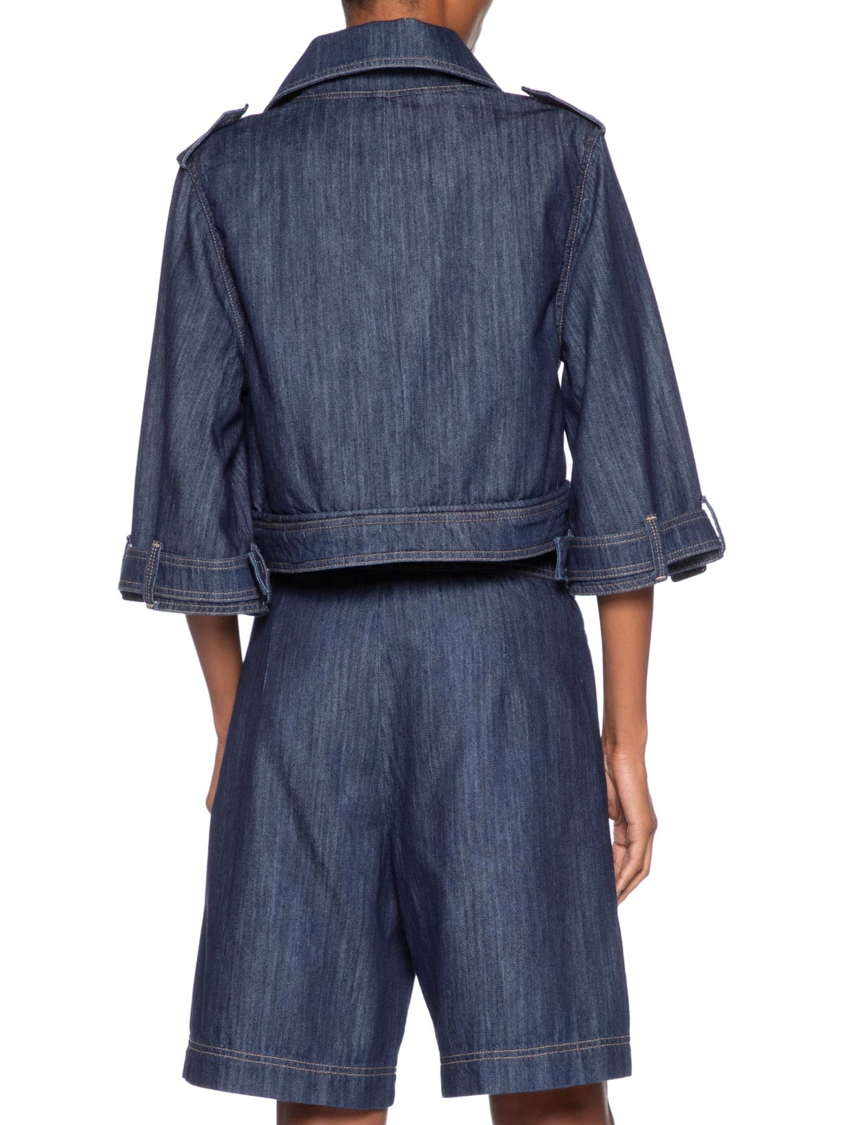 Conjunto Feminino Jeans Azul Forum + Tufi Duek