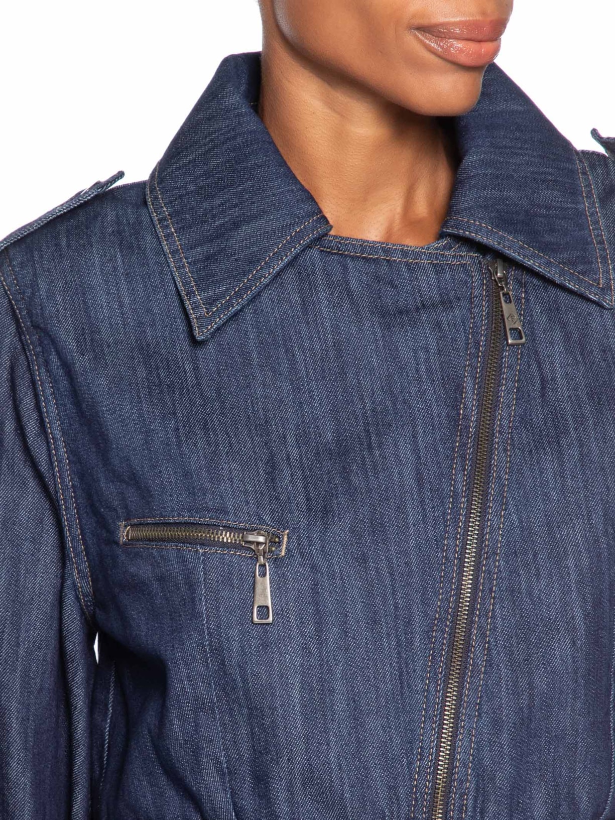 Conjunto Feminino Jeans Azul Forum + Tufi Duek