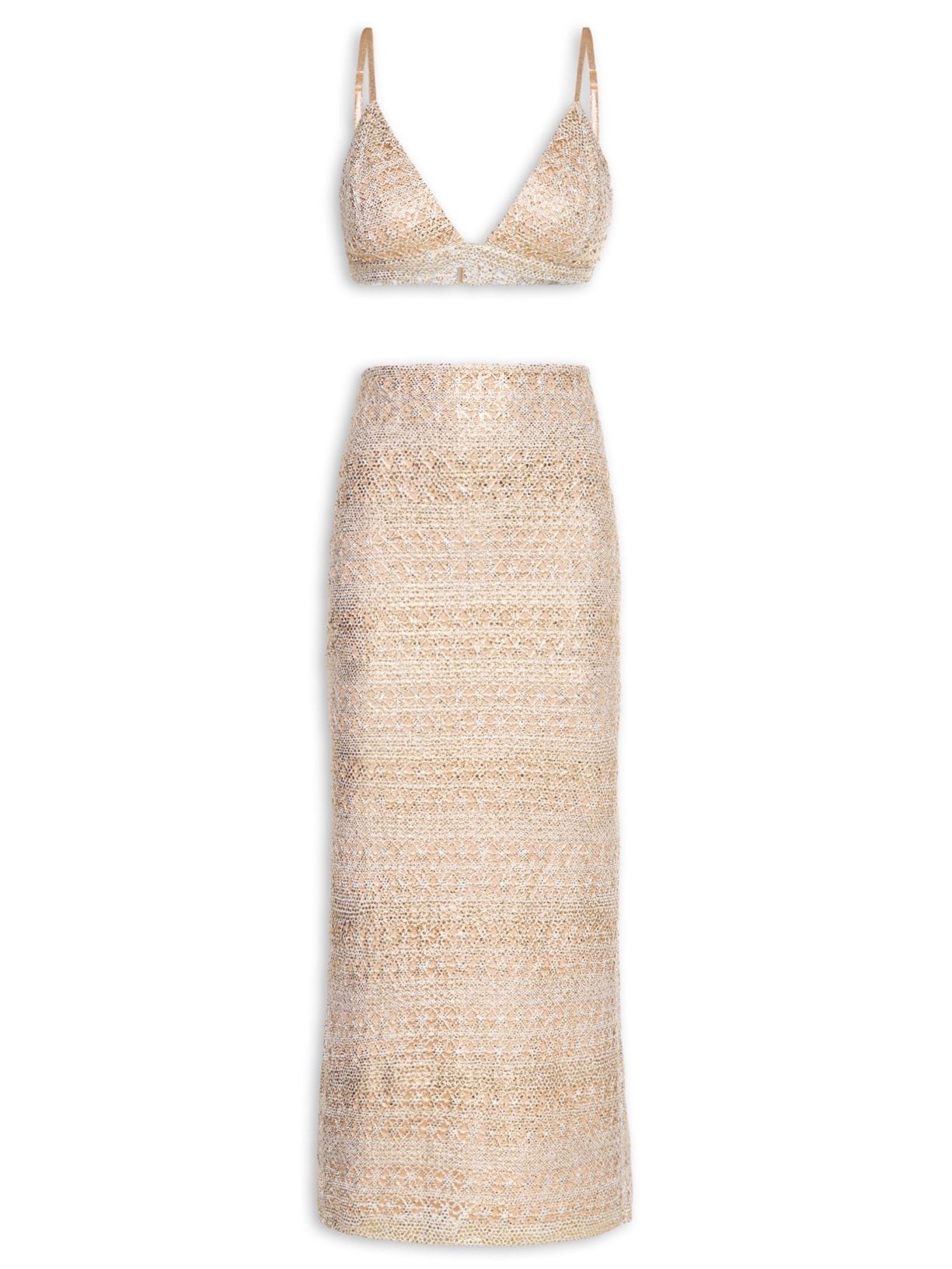 Conjunto Feminino Lara - Dourado