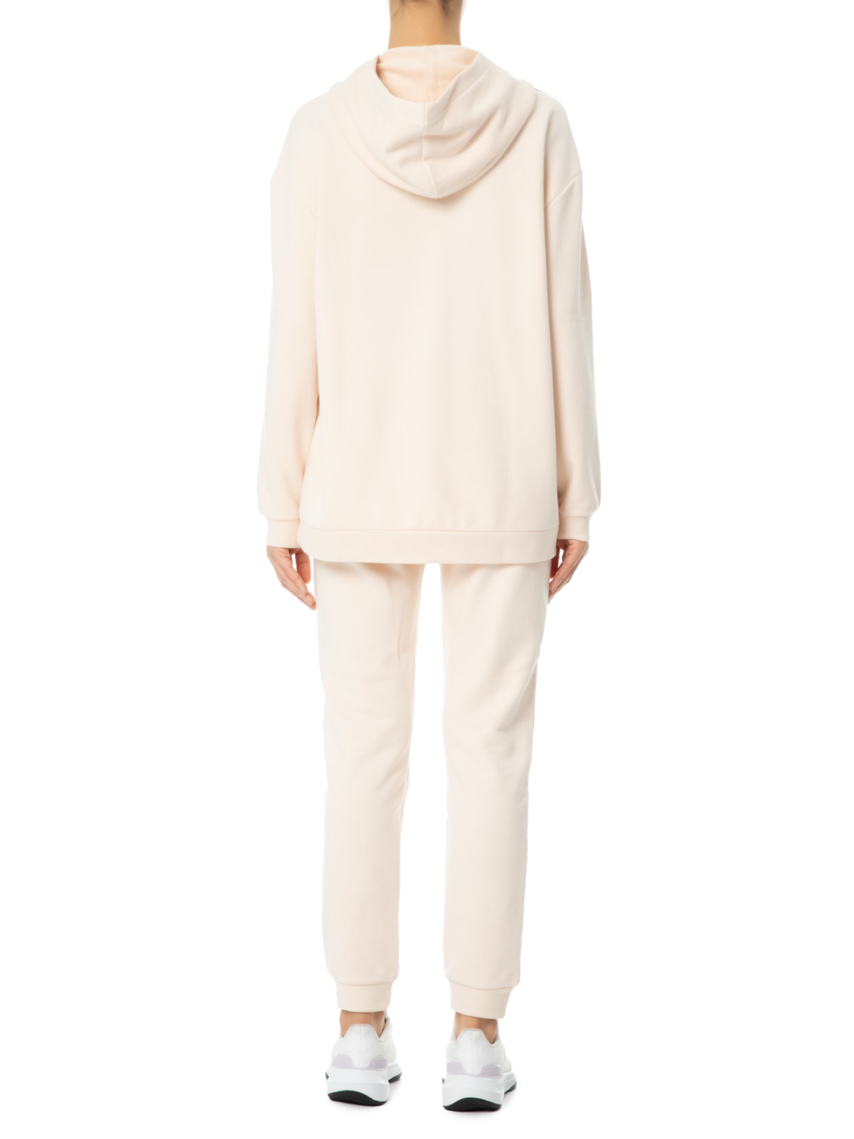 Conjunto Feminino Moletom Tuta Sportiva Bege Ea7 Emporio Armani