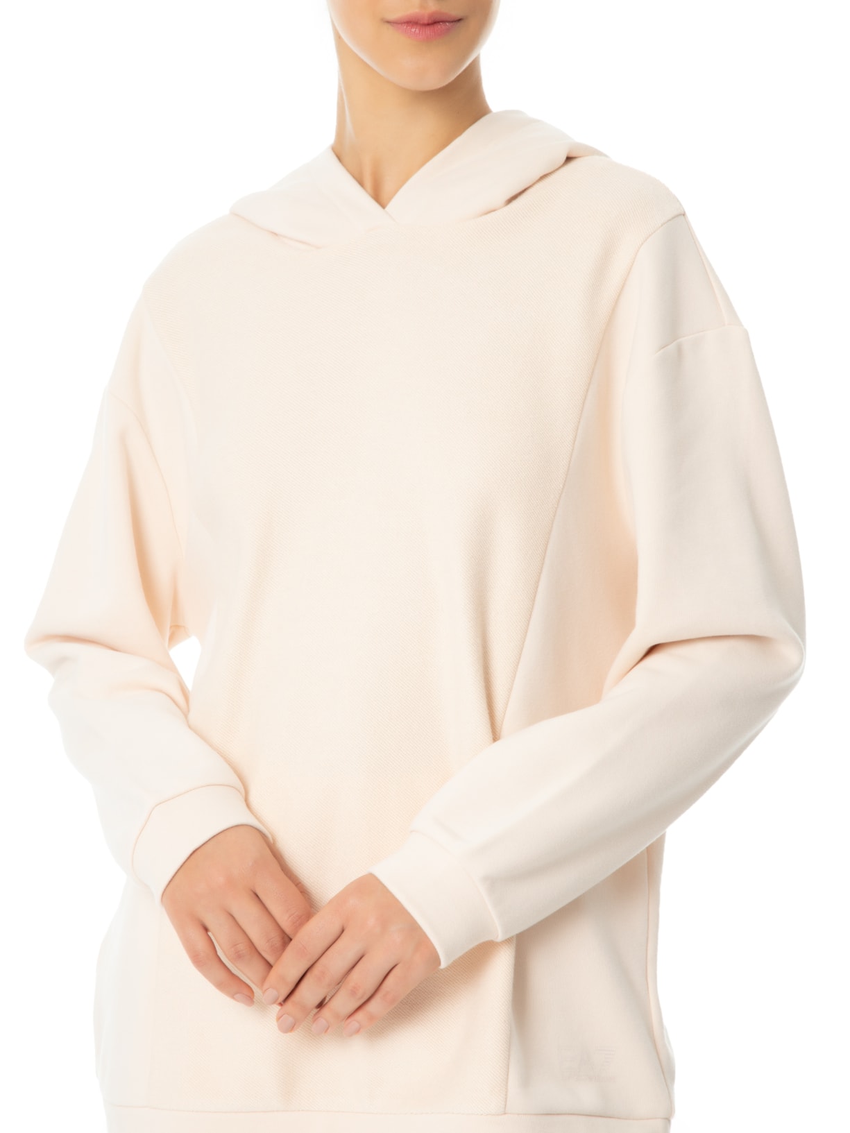 Conjunto Feminino Moletom Tuta Sportiva Bege Ea7 Emporio Armani