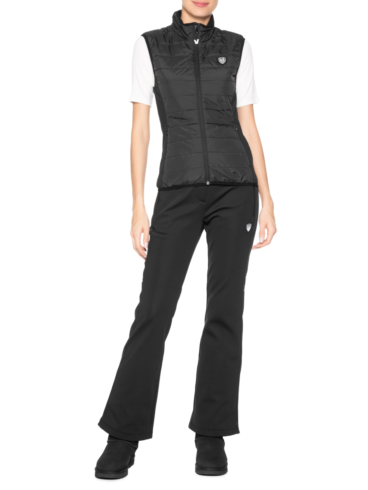 Conjunto Feminino Para Ski Preto Ea7 Emporio Armani