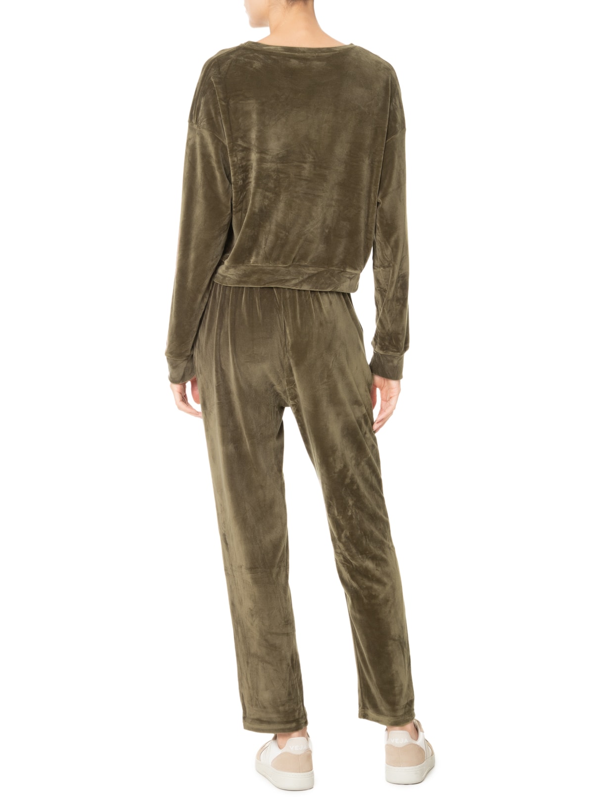 Conjunto Feminino Plush Verde Basiq
