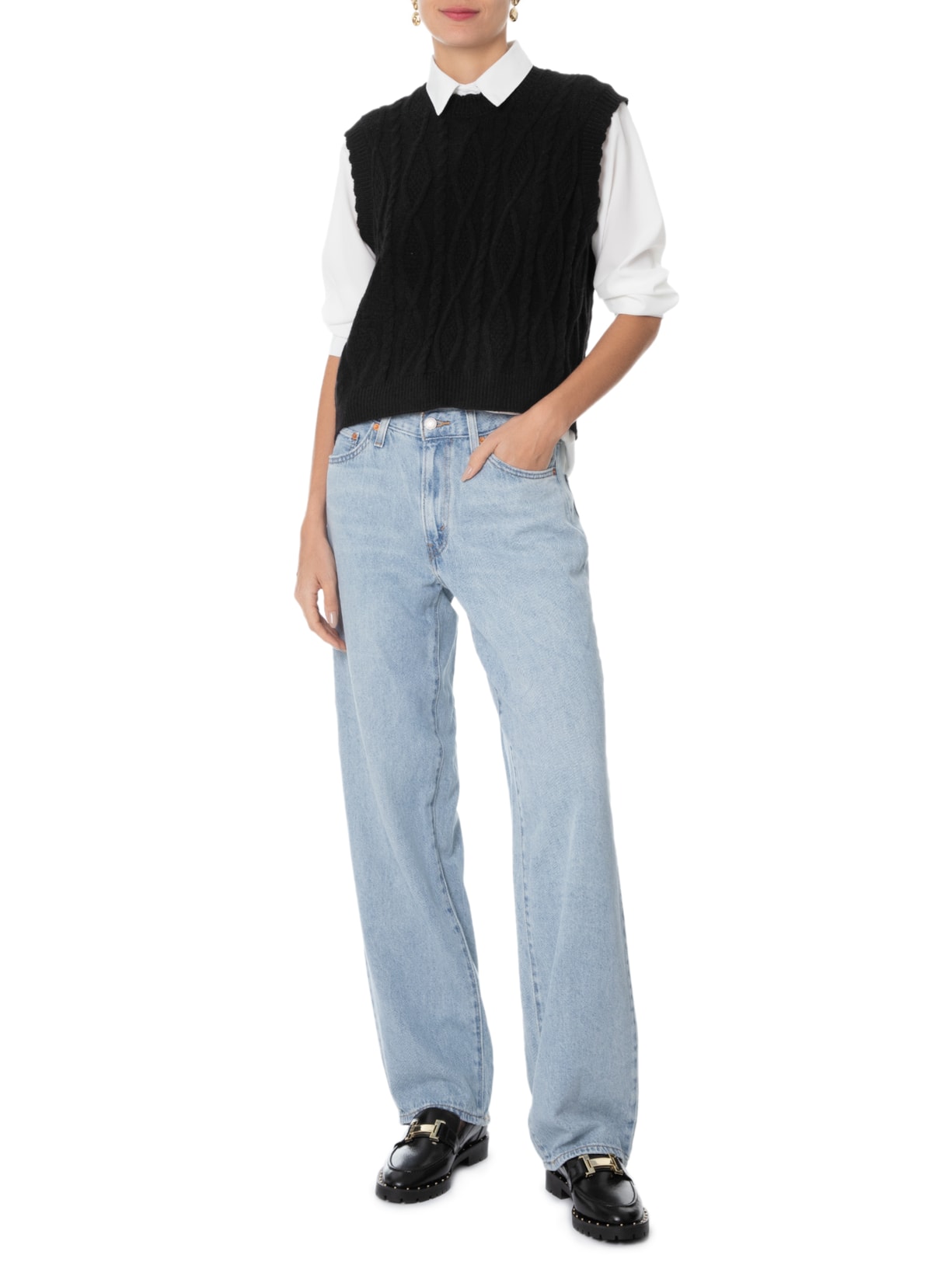 Conjunto Feminino Preto Basiq