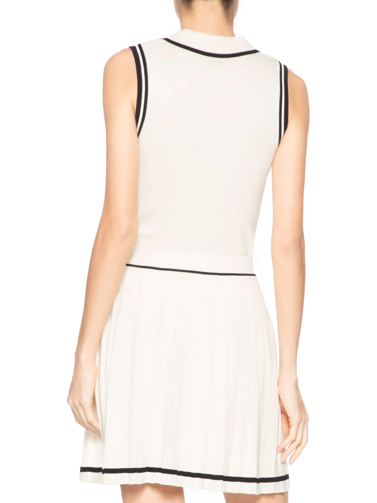 Conjunto Feminino Regata Polo E Saia Plissada Off White Market 33