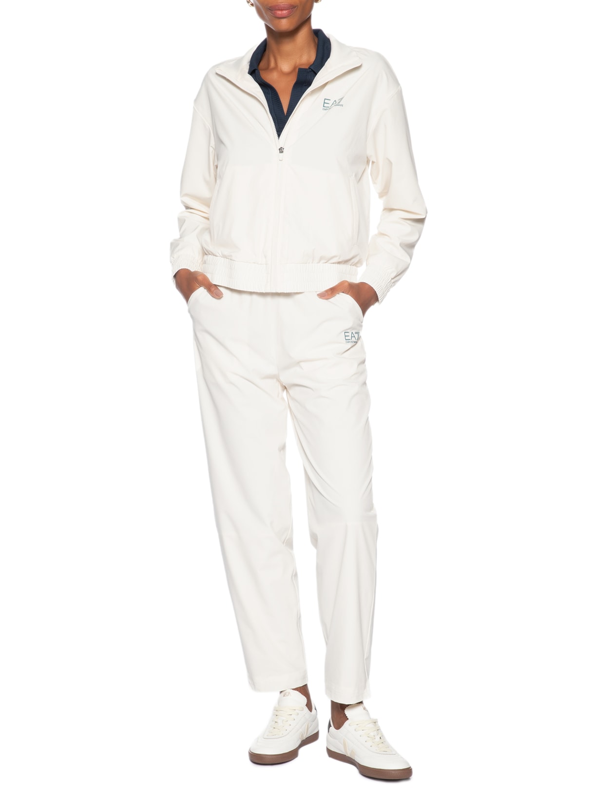 Conjunto Feminino Tennis Pro Ventus7 Bege Ea7 Emporio Armani