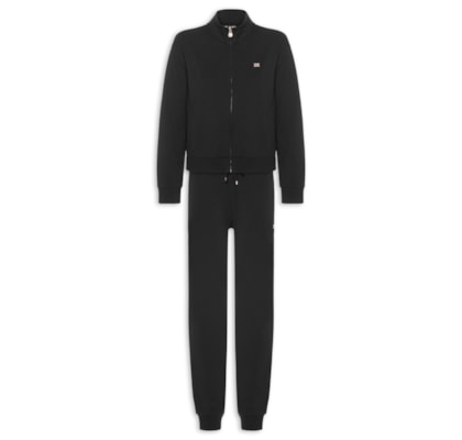 Conjunto Feminino Train Core Lady W T-Suit FZ CH - Preto
