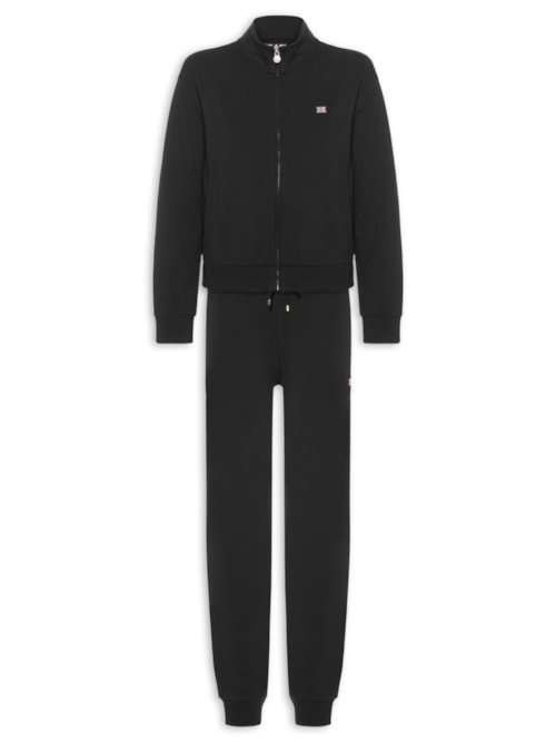 Conjunto Feminino Train Core Lady W T-Suit FZ CH - Preto