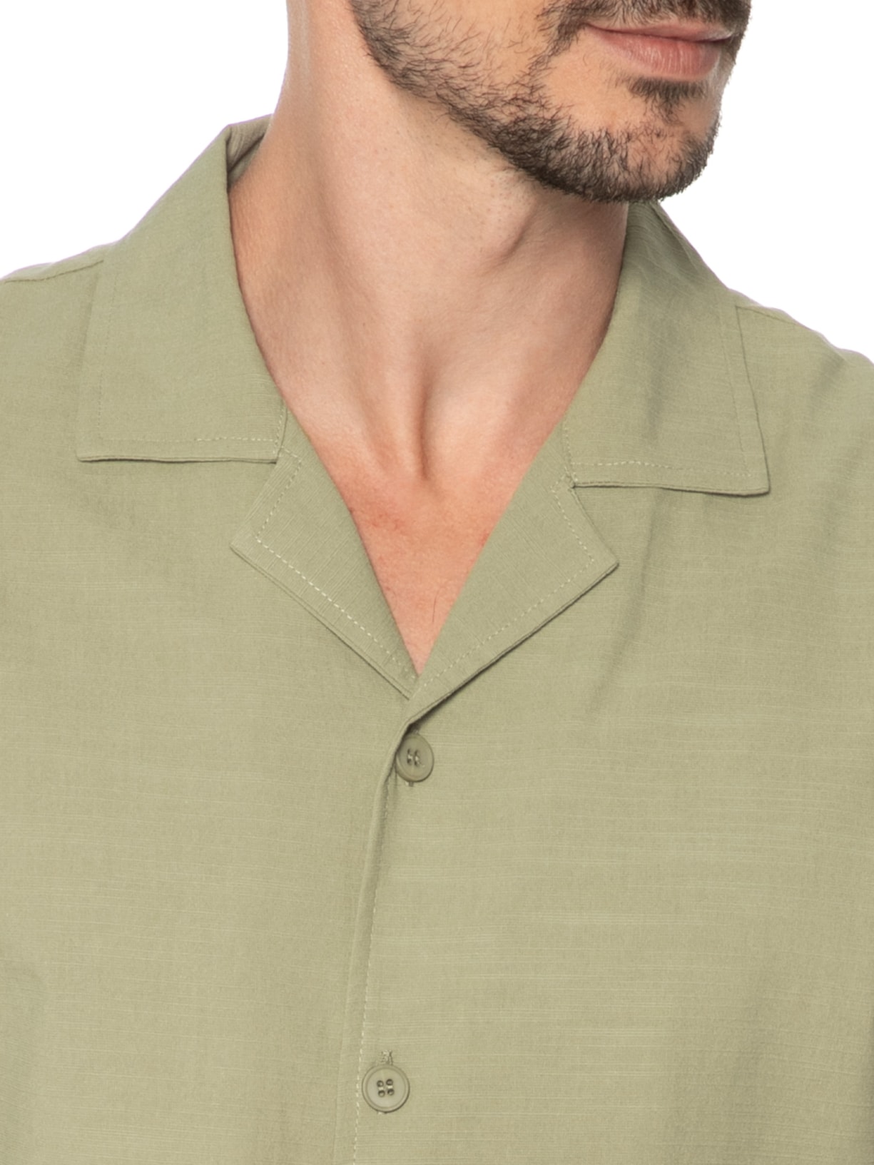 Conjunto Masculino Camisa Com Shorts Verde Basiq Men