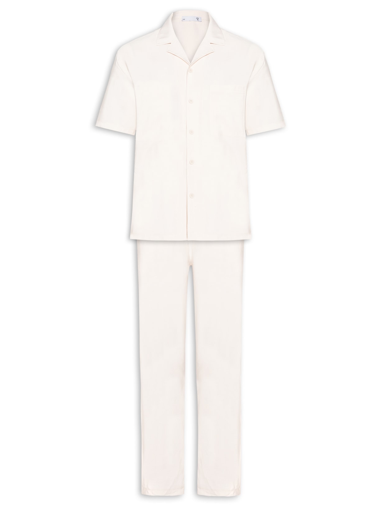 Conjunto Masculino Camisa E Calça Comfy - Bege