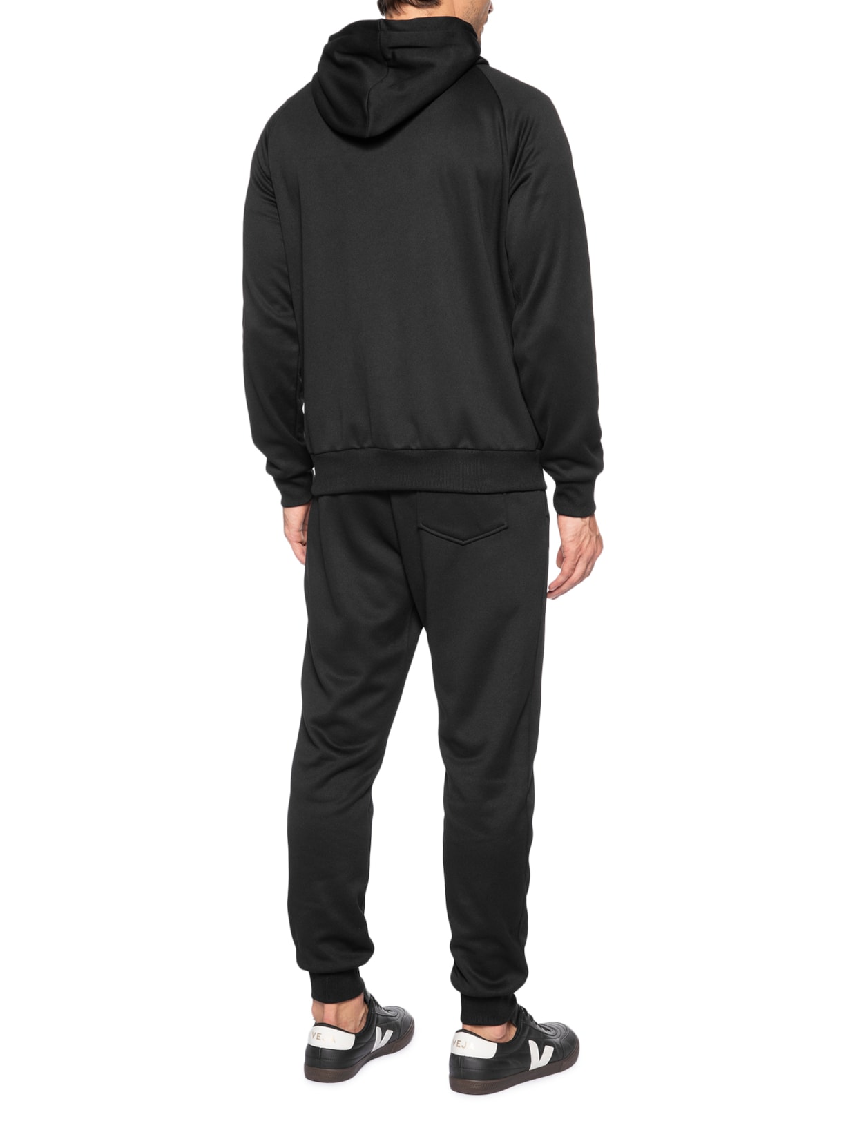 Conjunto Masculino Em Moletom Básico Preto Basiq Men