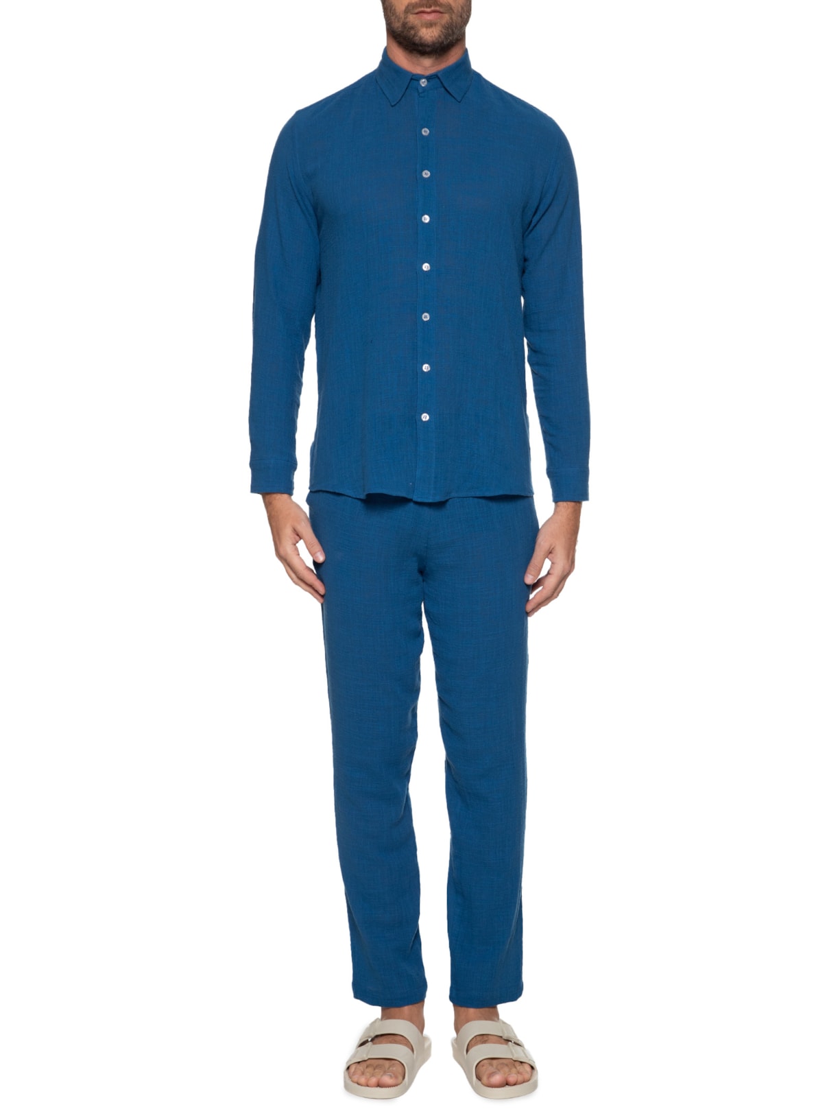 Conjunto Masculino Full Look Azul  Parioca