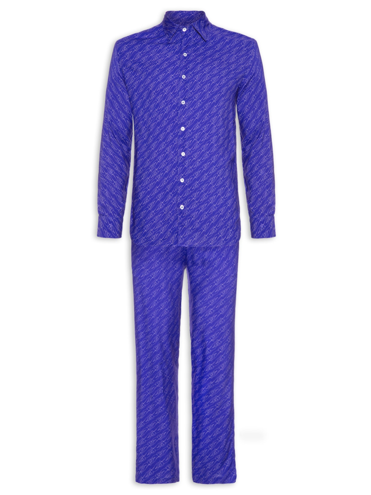 Conjunto Masculino Full Look Trepadeira - Azul