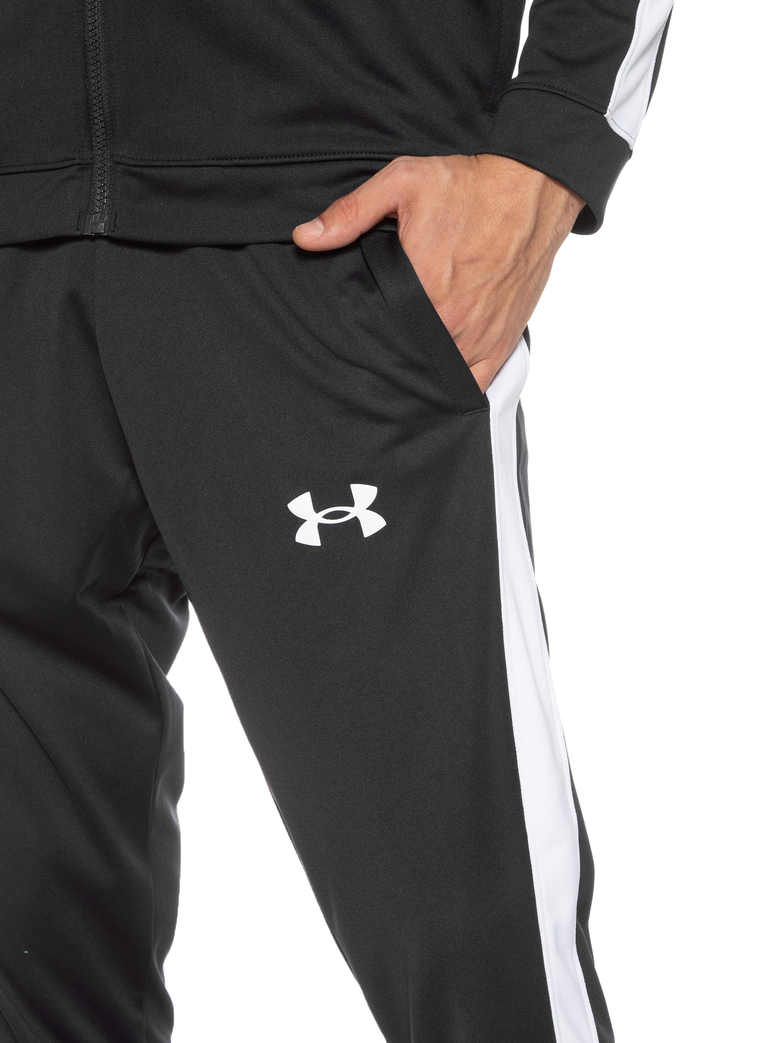Conjunto Masculino Jaqueta E Calça Knit Track - Under Armour - Preto