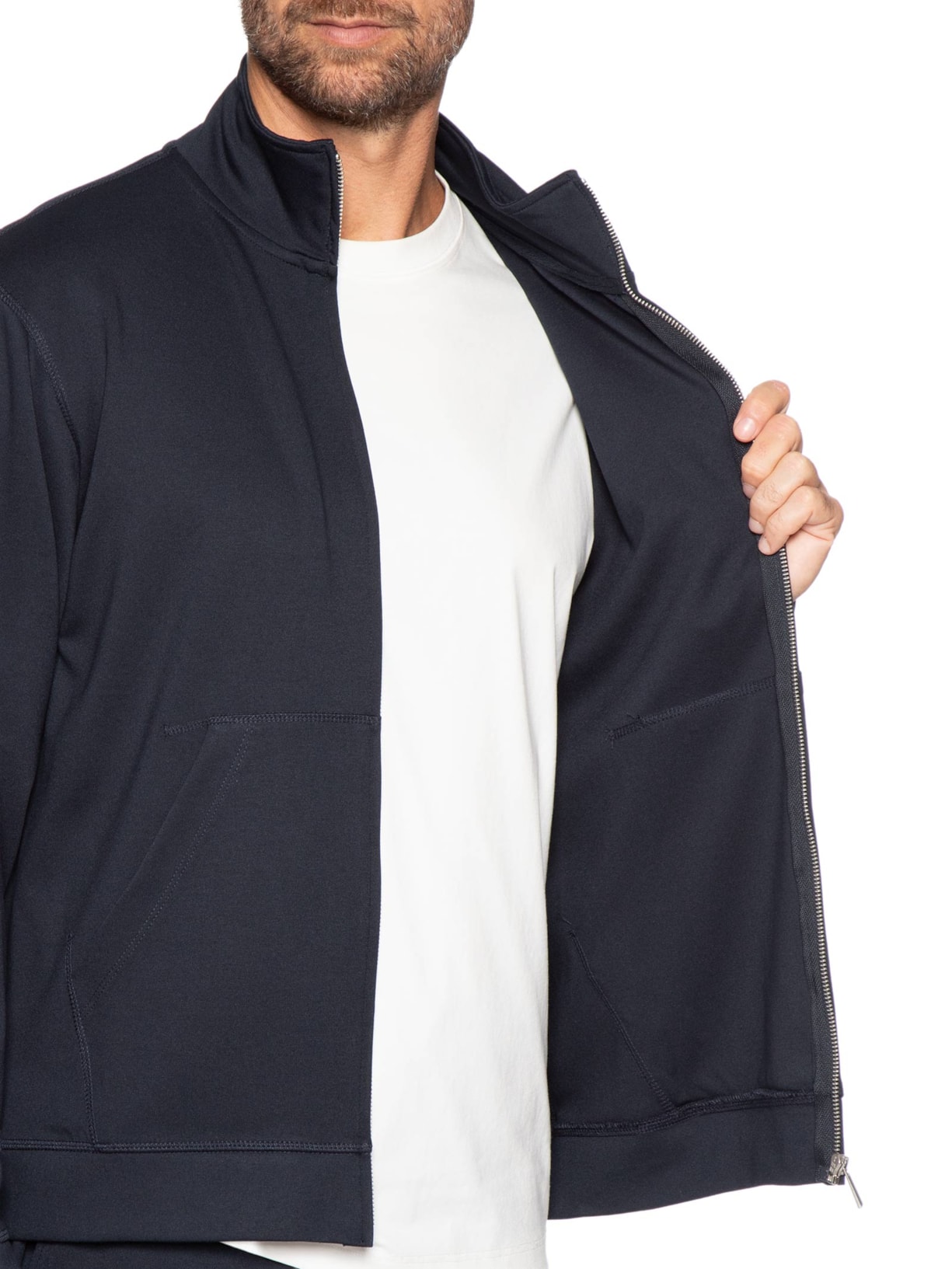 Conjunto Masculino Moletom Azul '2 Essential