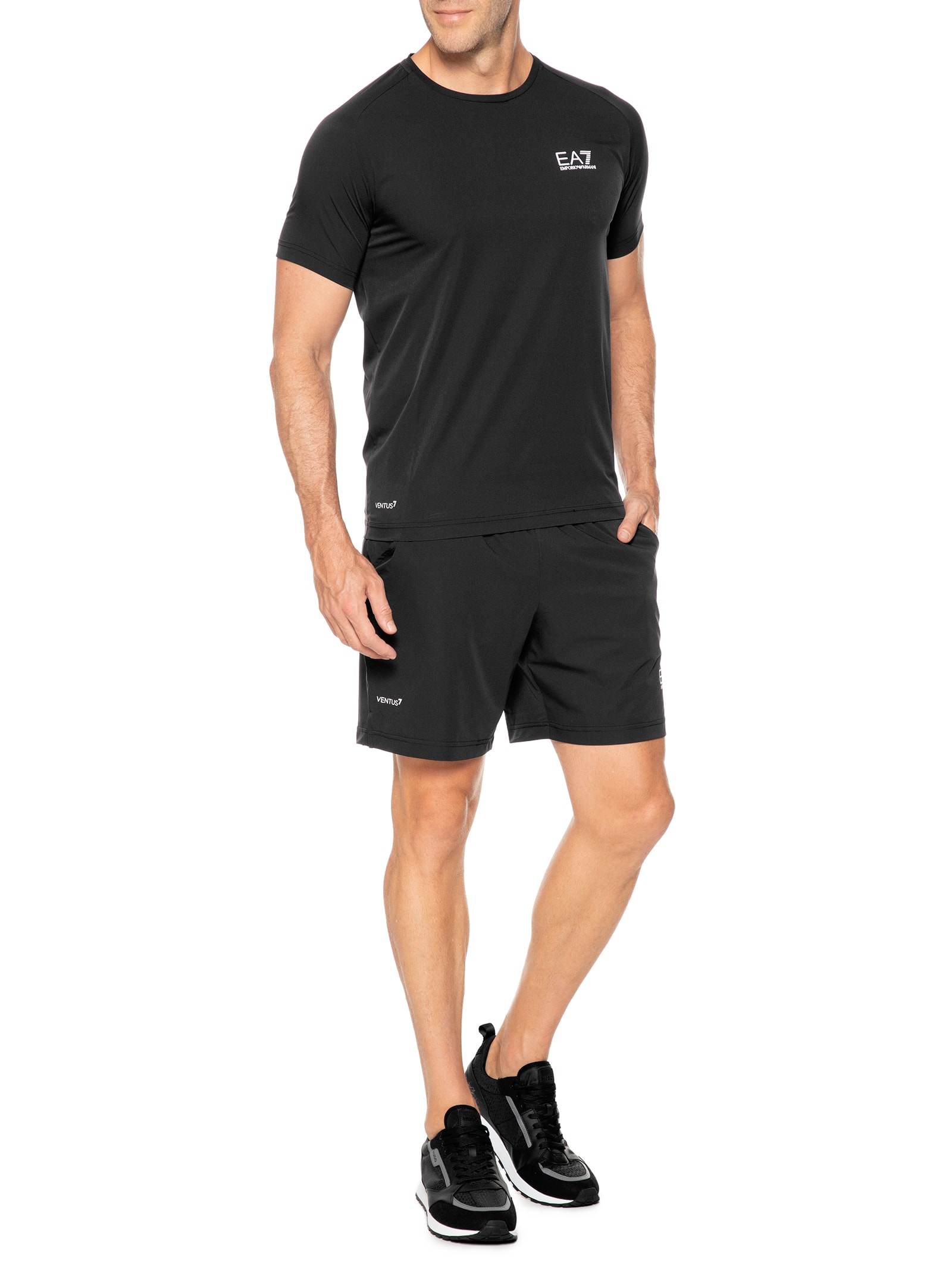 EA7 Emporio Armani - Conjunto Masculino Set - Preto