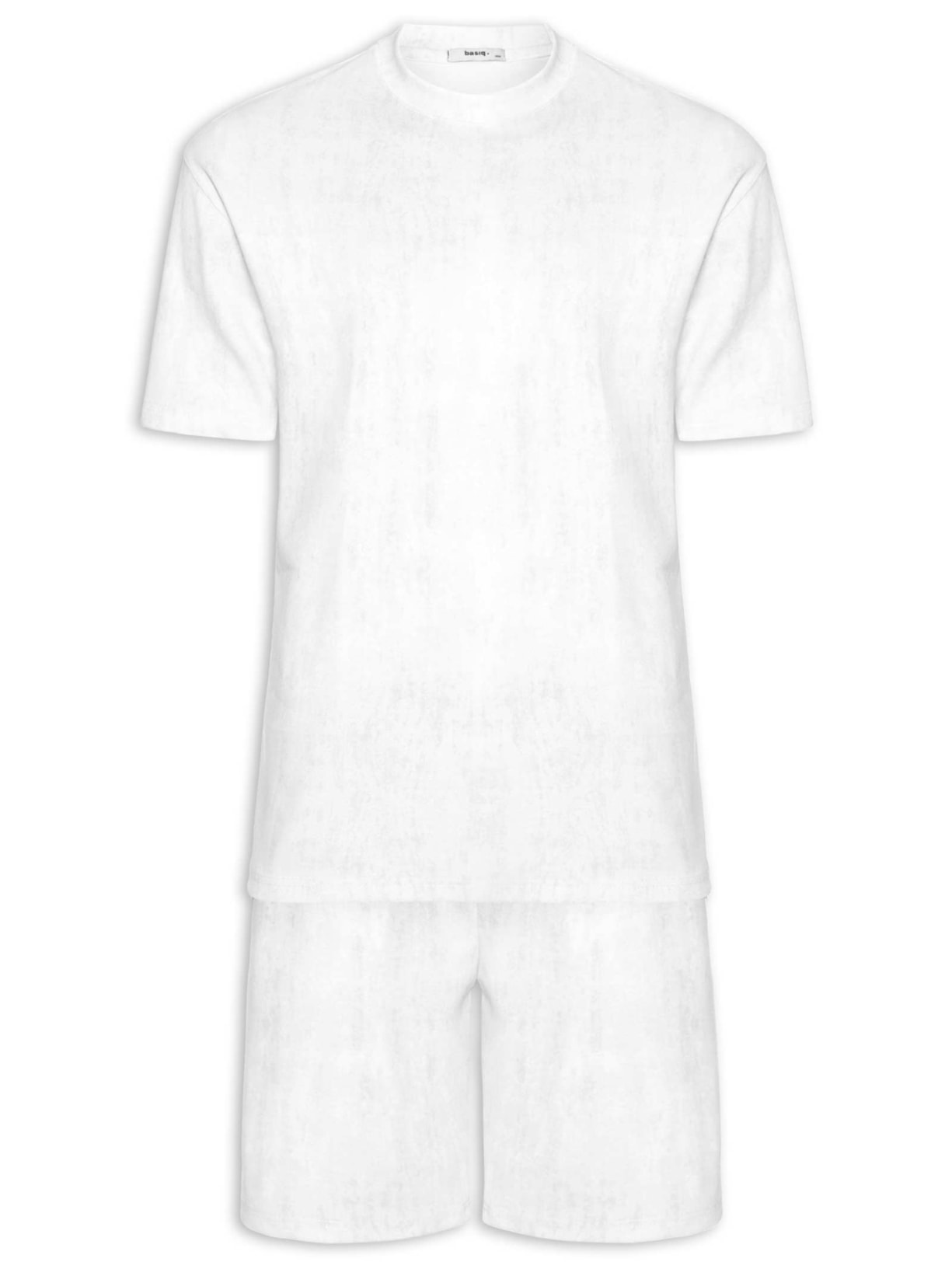 Conjunto Masculino Short E Camiseta Branco Basiq Men