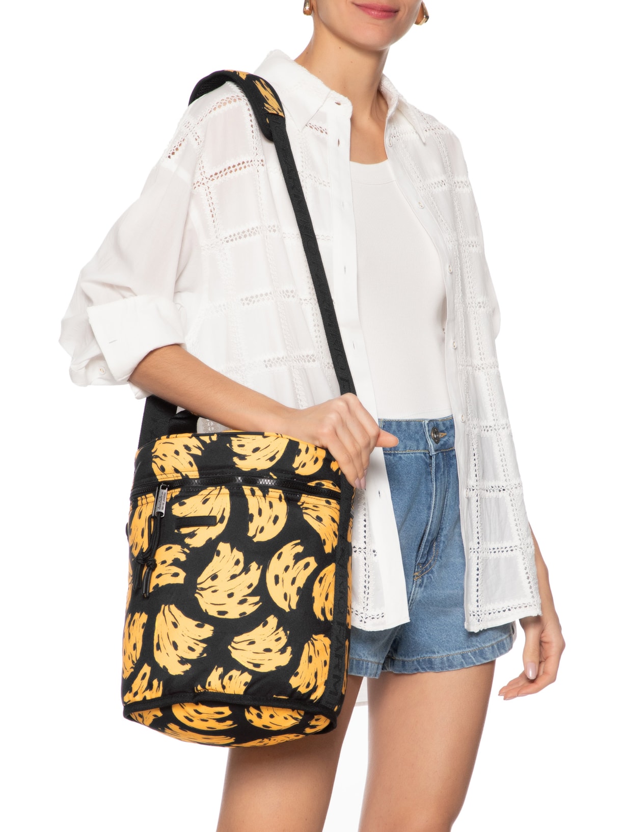 Cooler Farofa Bossa Banana Preto Farm Etc