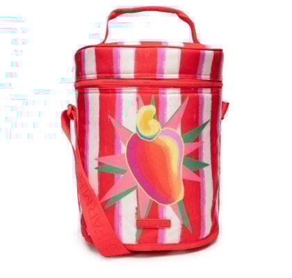 Cooler Farofa Caju Listrado - Rosa