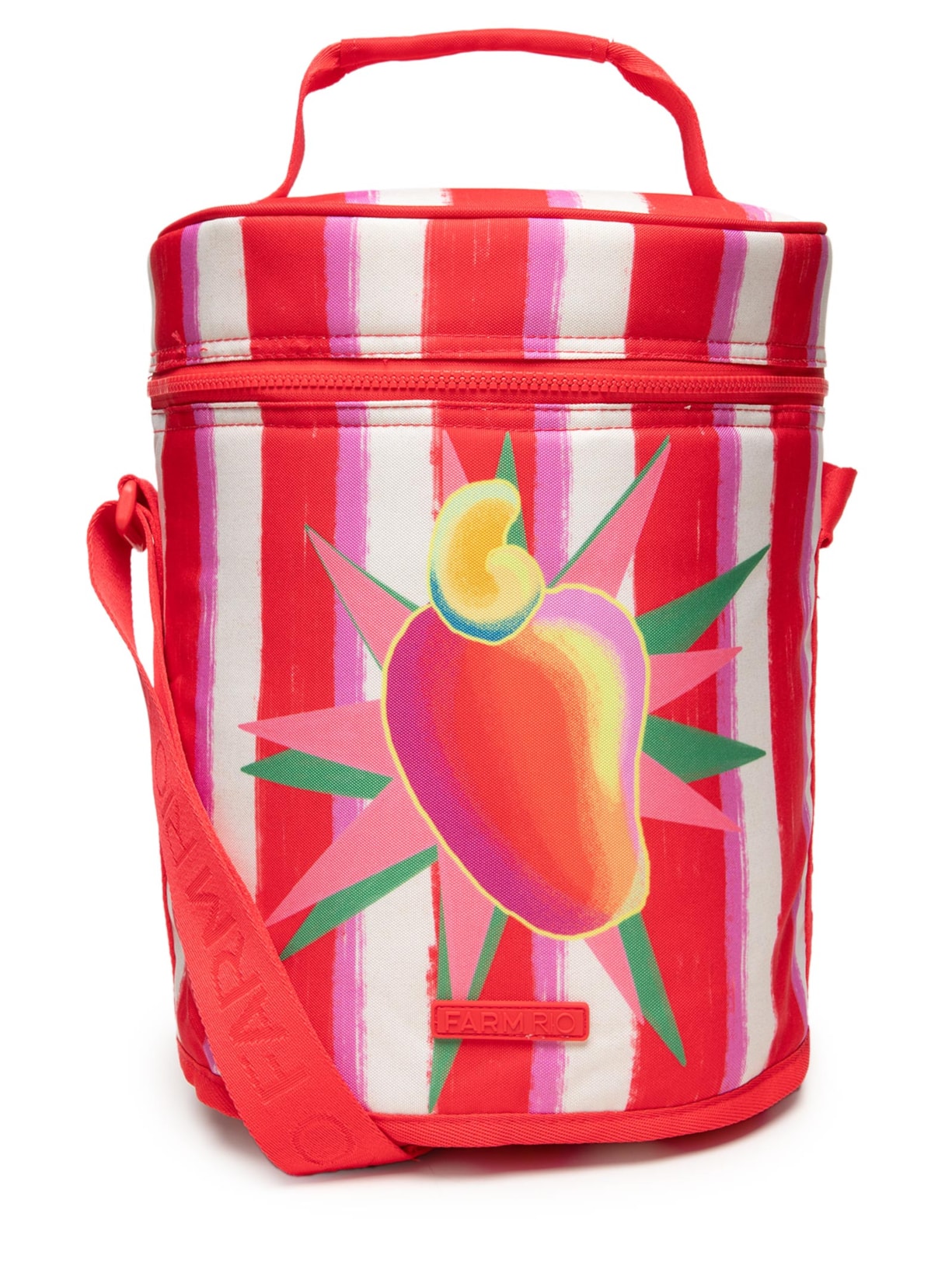 Cooler Farofa Caju Listrado - Rosa