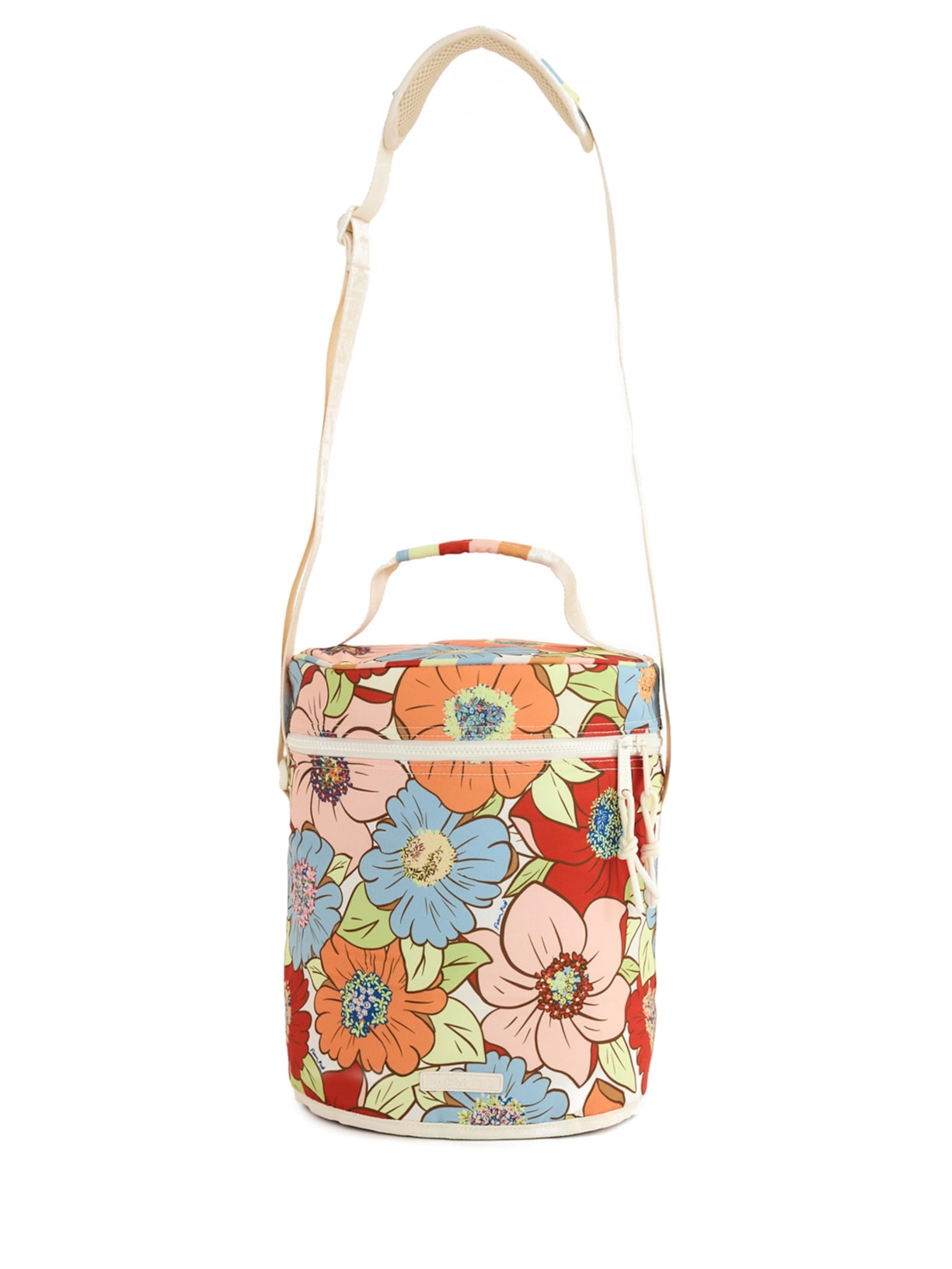 Cooler Farofa Floral Carolina Branco Farm Etc