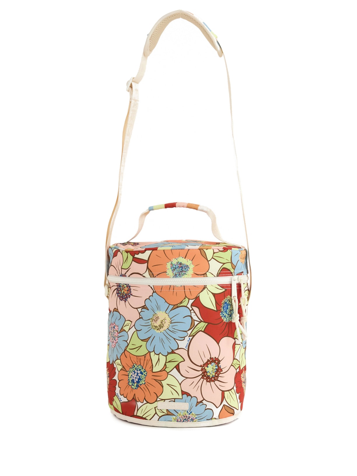 Cooler Farofa Floral Carolina Branco Farm Etc