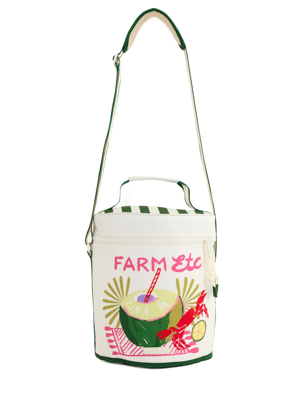 Cooler Farofa Lenço Comida de Praia – Branco Farm Etc