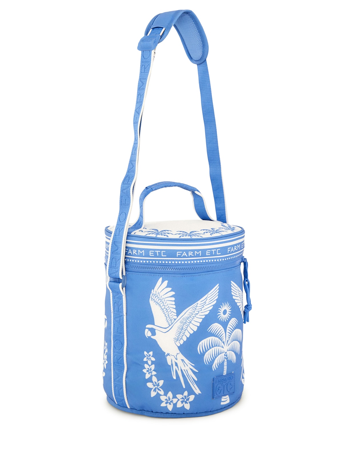 Cooler Farofa Lenço Tropical – Azul Farm Etc