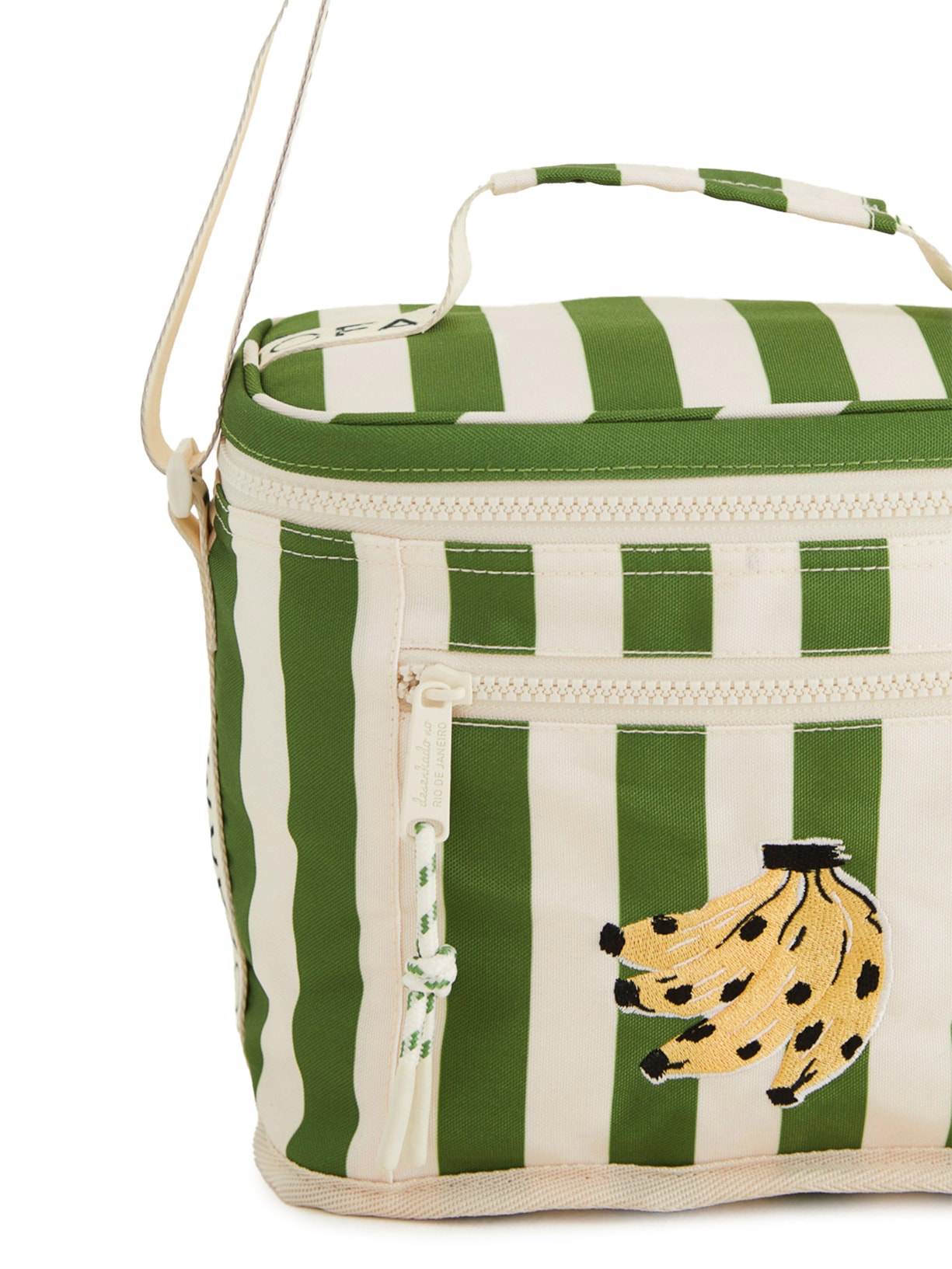 Cooler Mini Farofa Banana Tropical Verde Farm Etc